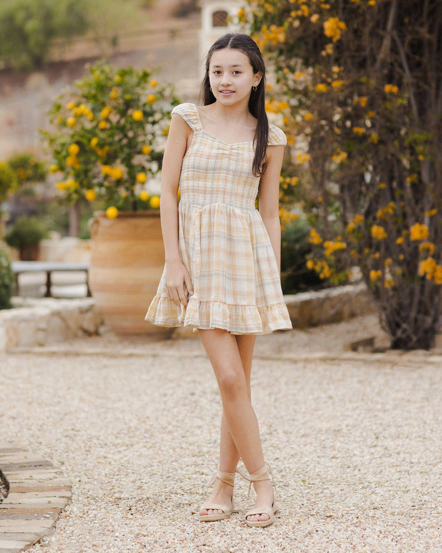 Pastel Plaid Kalina Dress