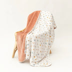 Butterflies Ribbed Toddler Blanket
