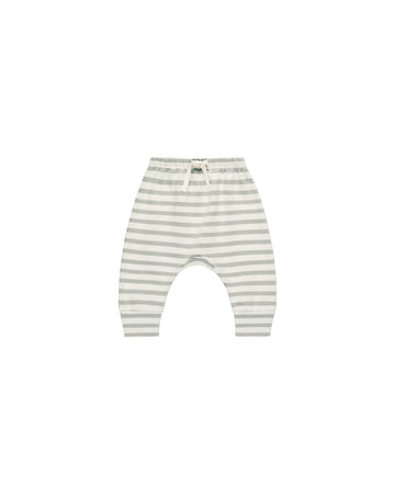 Sage Stripe Drawstring Pant