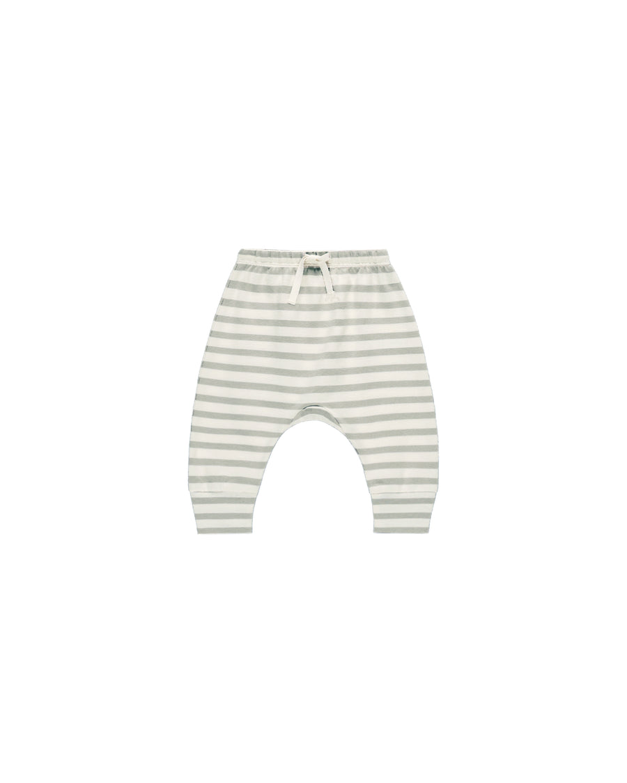 Sage Stripe Drawstring Pant