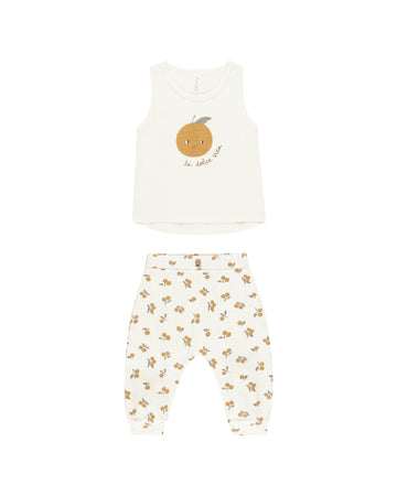 Oranges Tank & Slouch Pant Set
