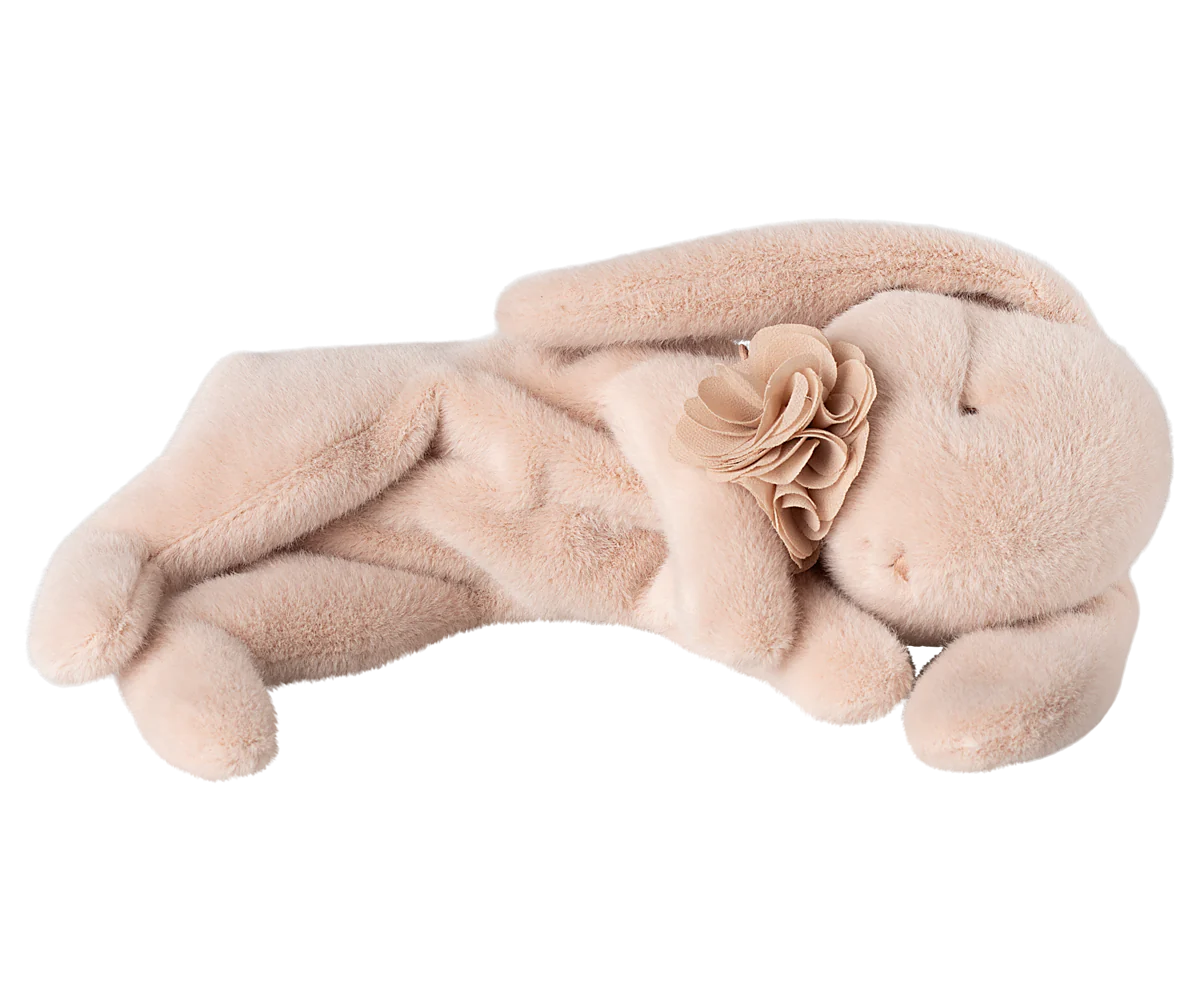 Powder Small Sleeping Plush Bunny