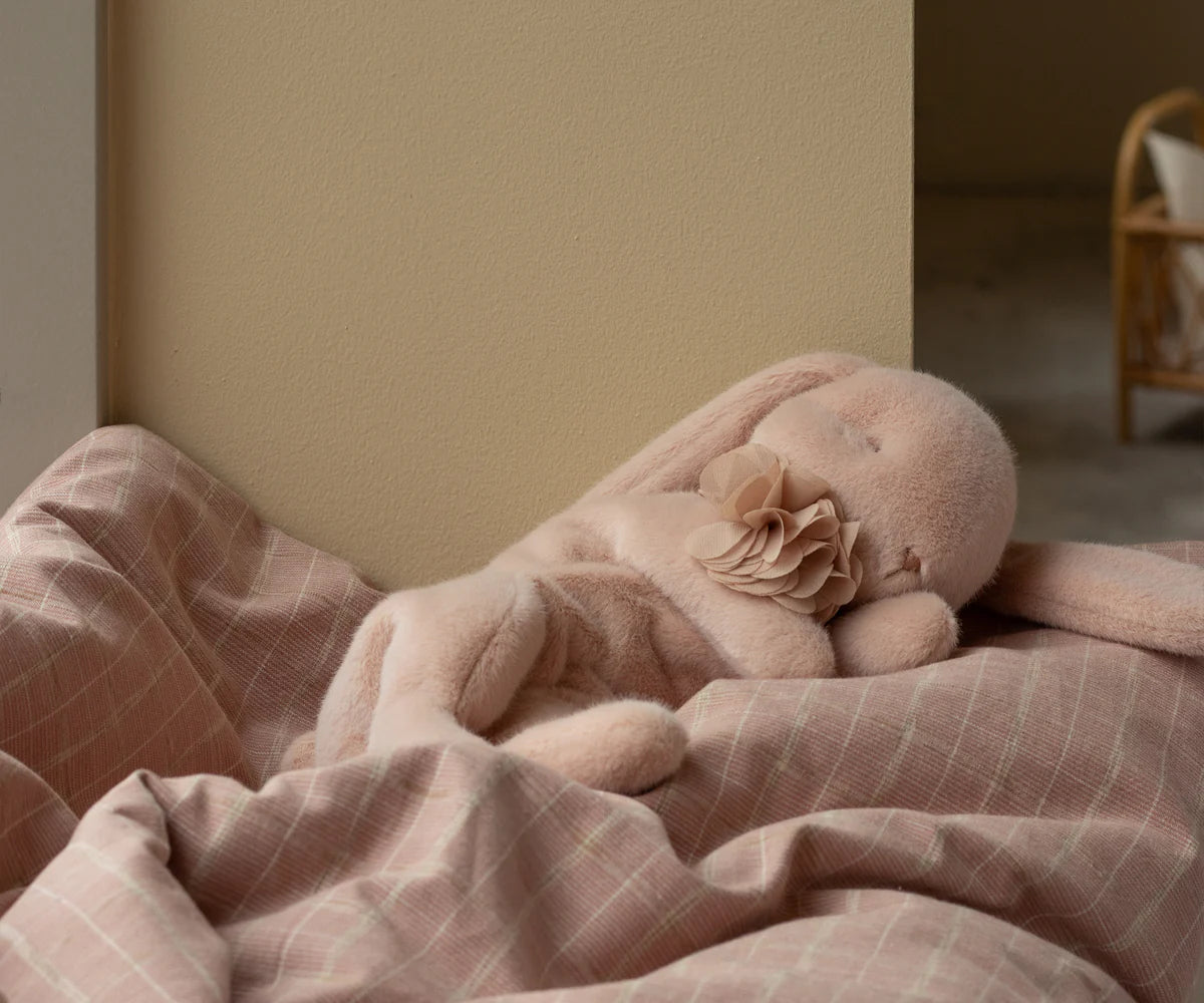 Powder Small Sleeping Plush Bunny