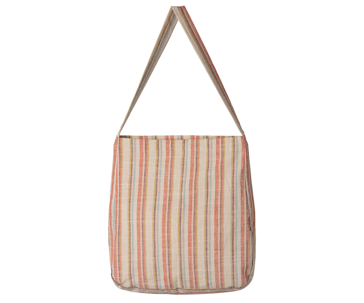 One Strap Stripe Tote Bag