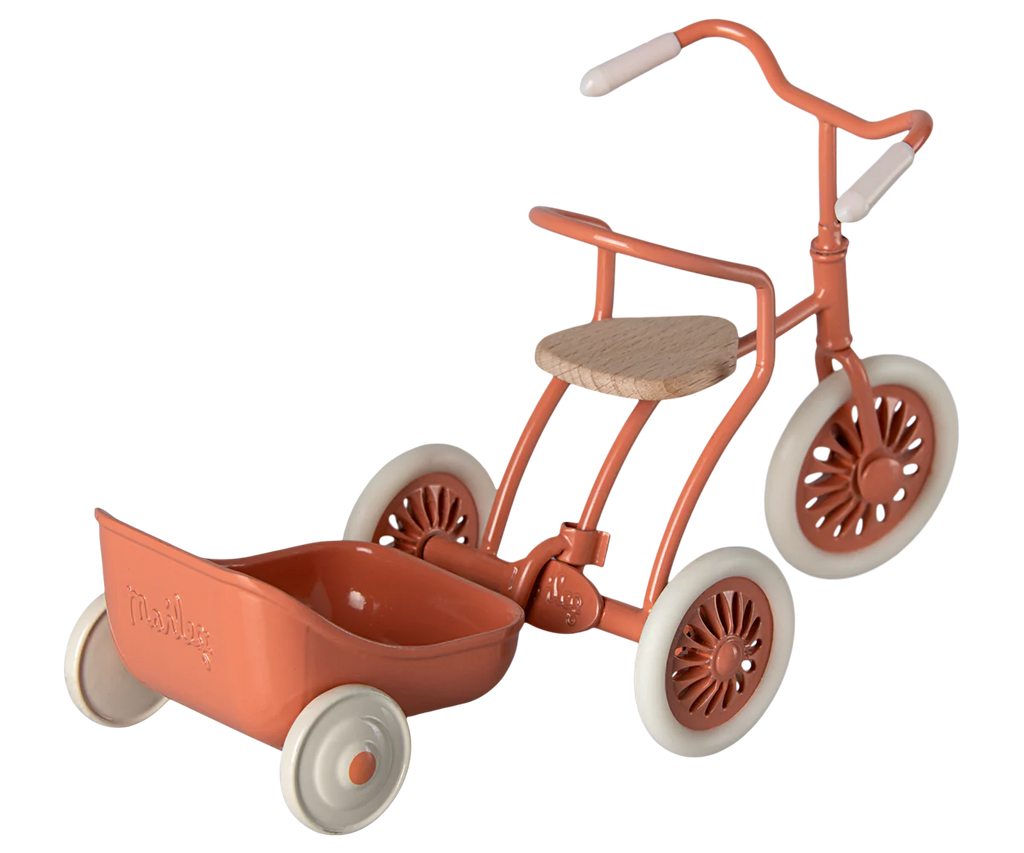 Mouse Tricycle Hanger - Coral