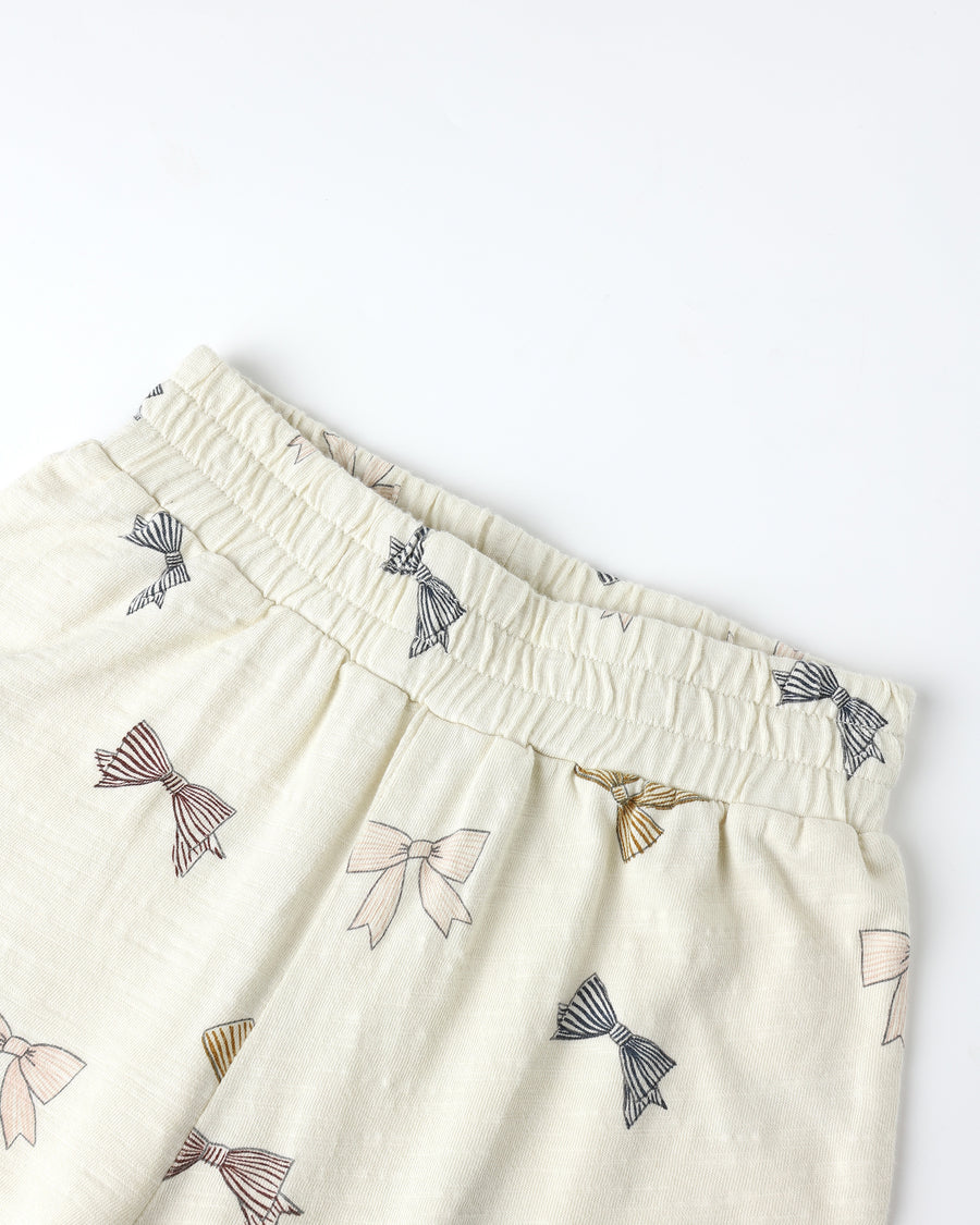 Bows Wide Leg Pant