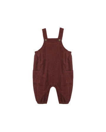 Burgundy Cargo Overalls