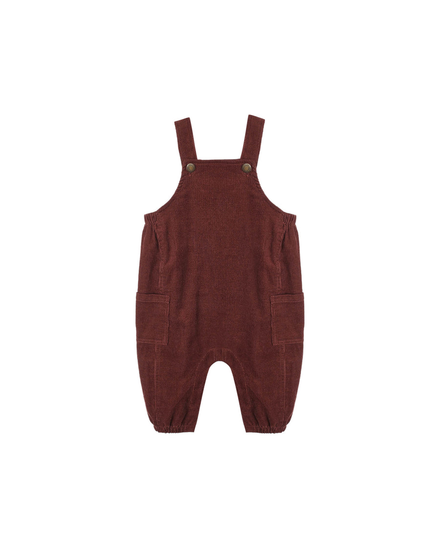 Burgundy Cargo Overalls