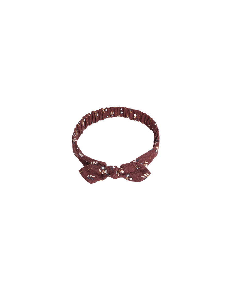 Harvest Berry Baby Bow Headband