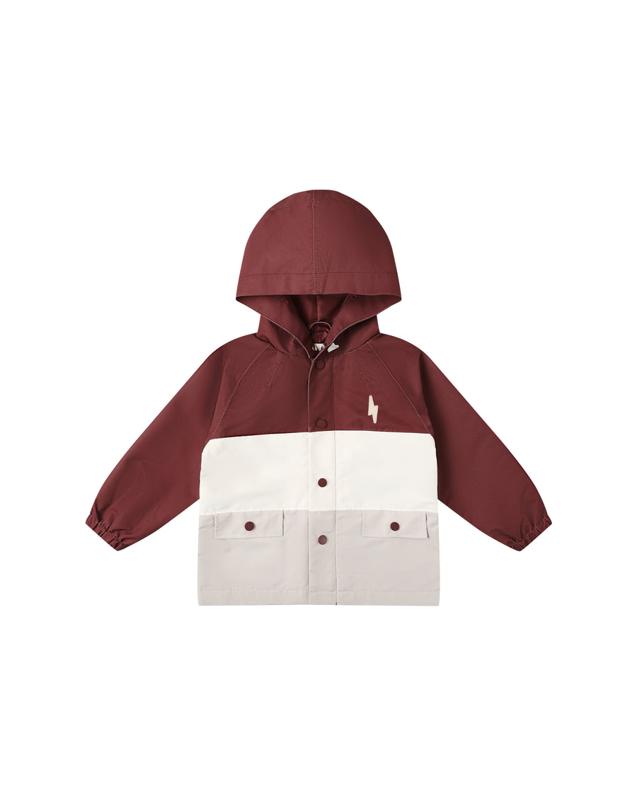 Color Block Raincoat