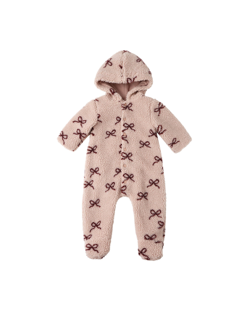 Bows Fleece Jumpsuit