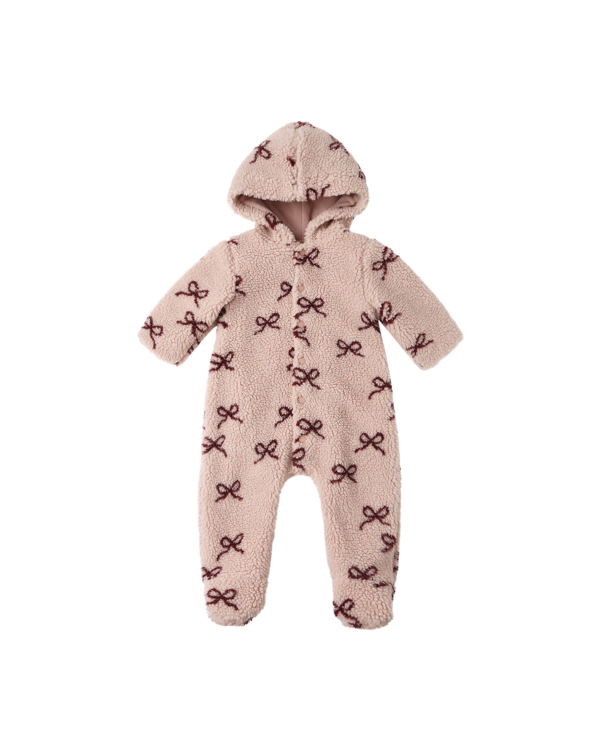 Bows Fleece Jumpsuit