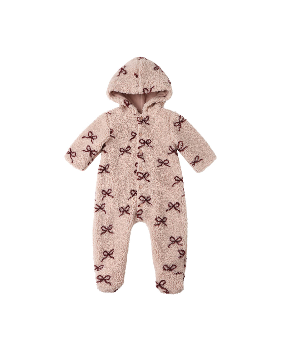 Bows Fleece Jumpsuit