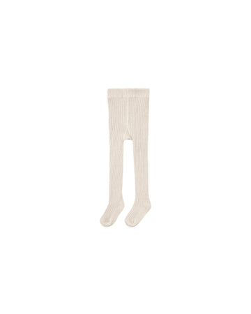 Natural Ribbed Tights
