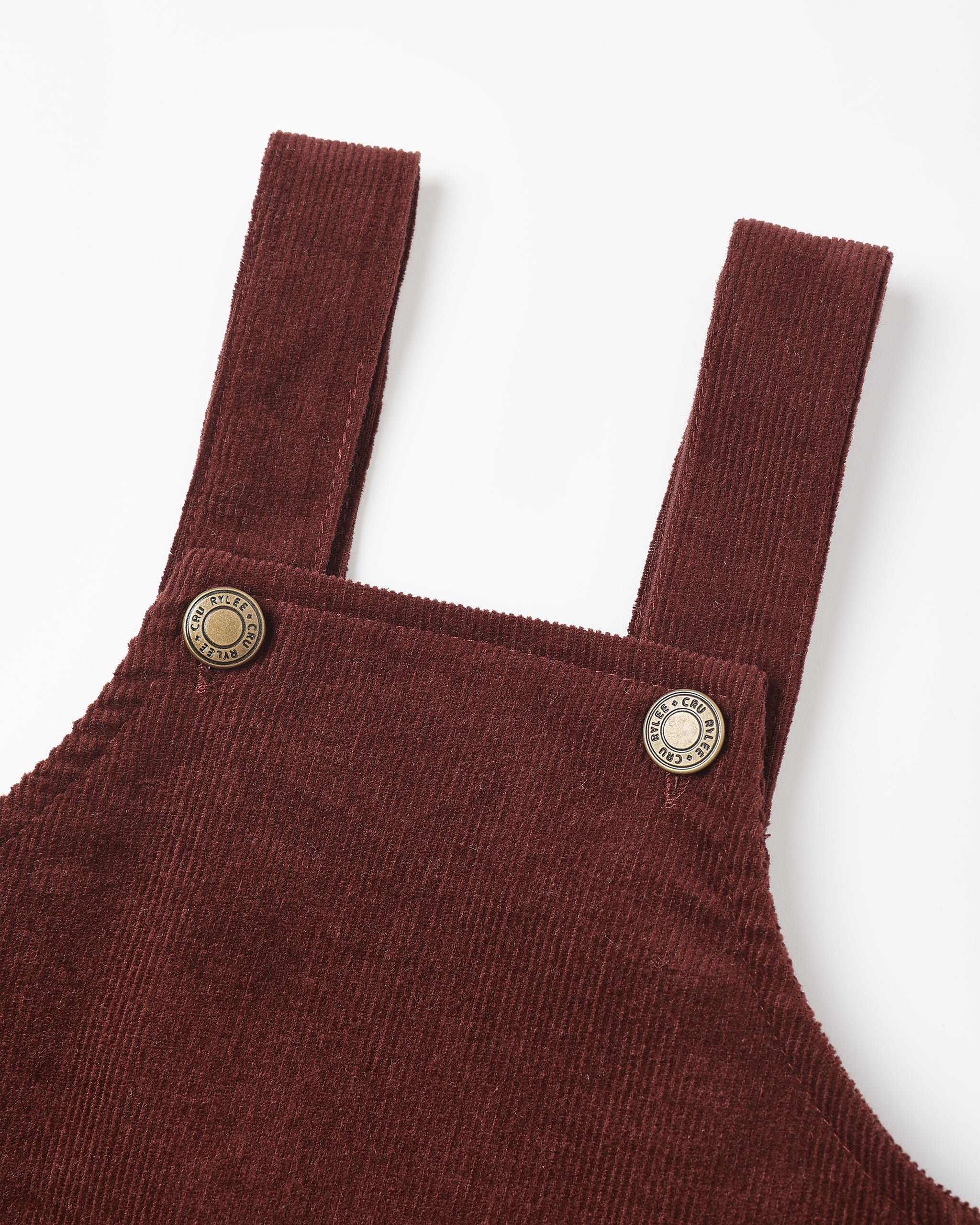 Burgundy Cargo Overalls