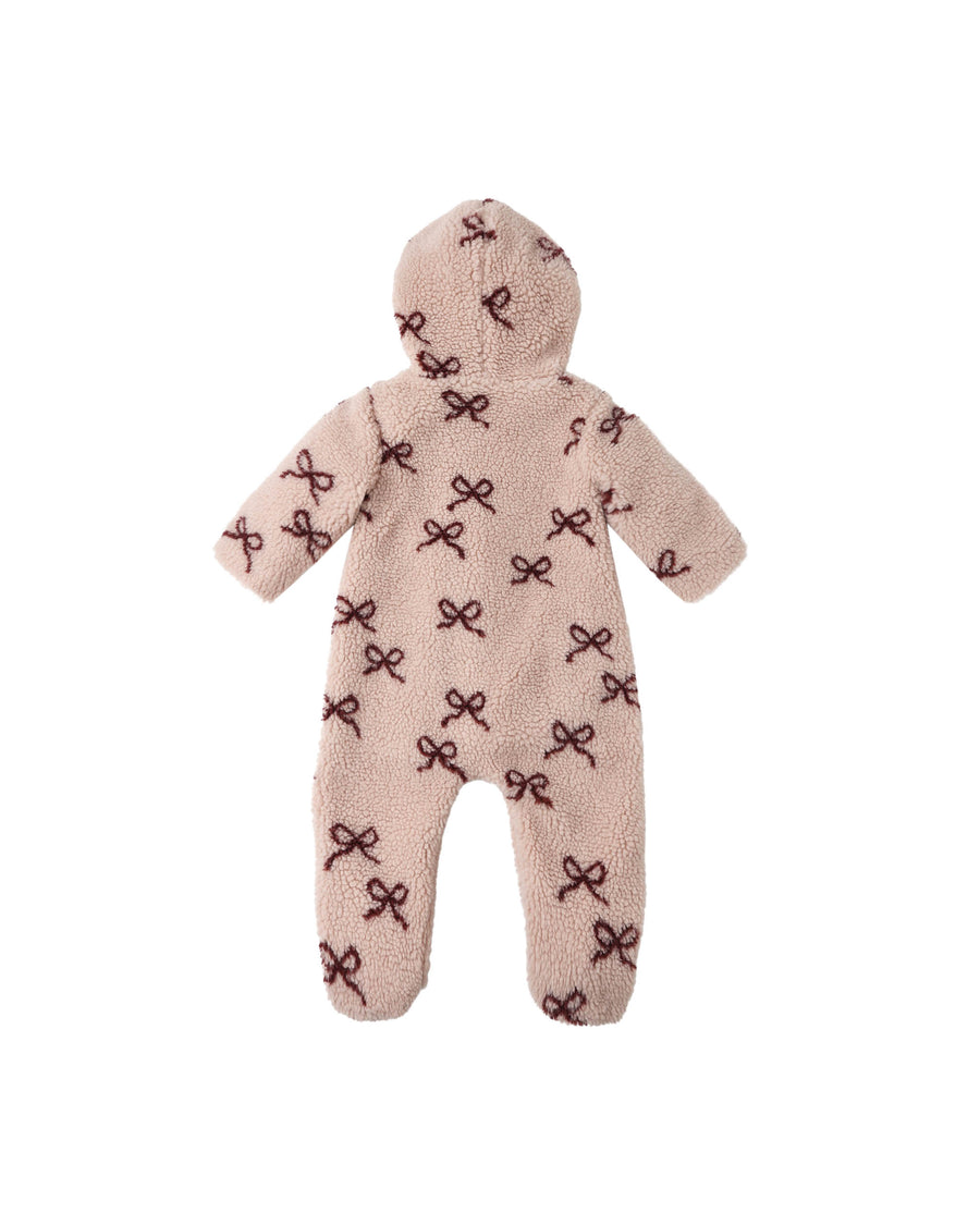 Bows Fleece Jumpsuit