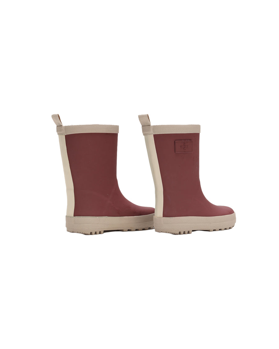 Burgundy Rainboot