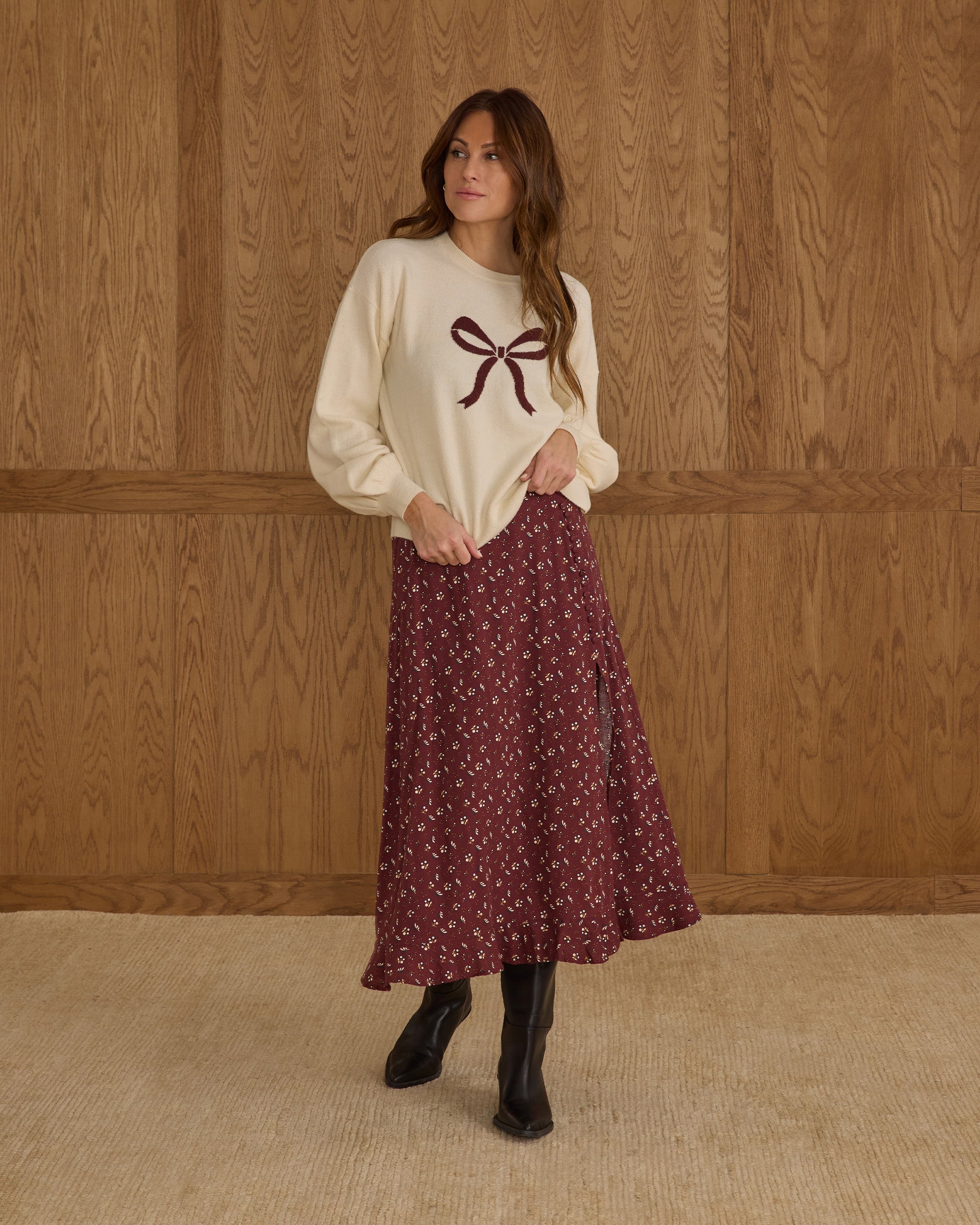 Women’s Bow Aspen Sweater