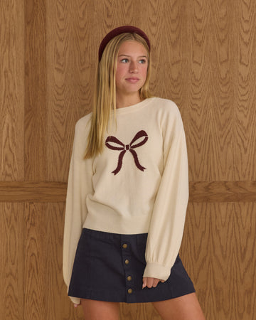 Teen Bow Aspen Sweater