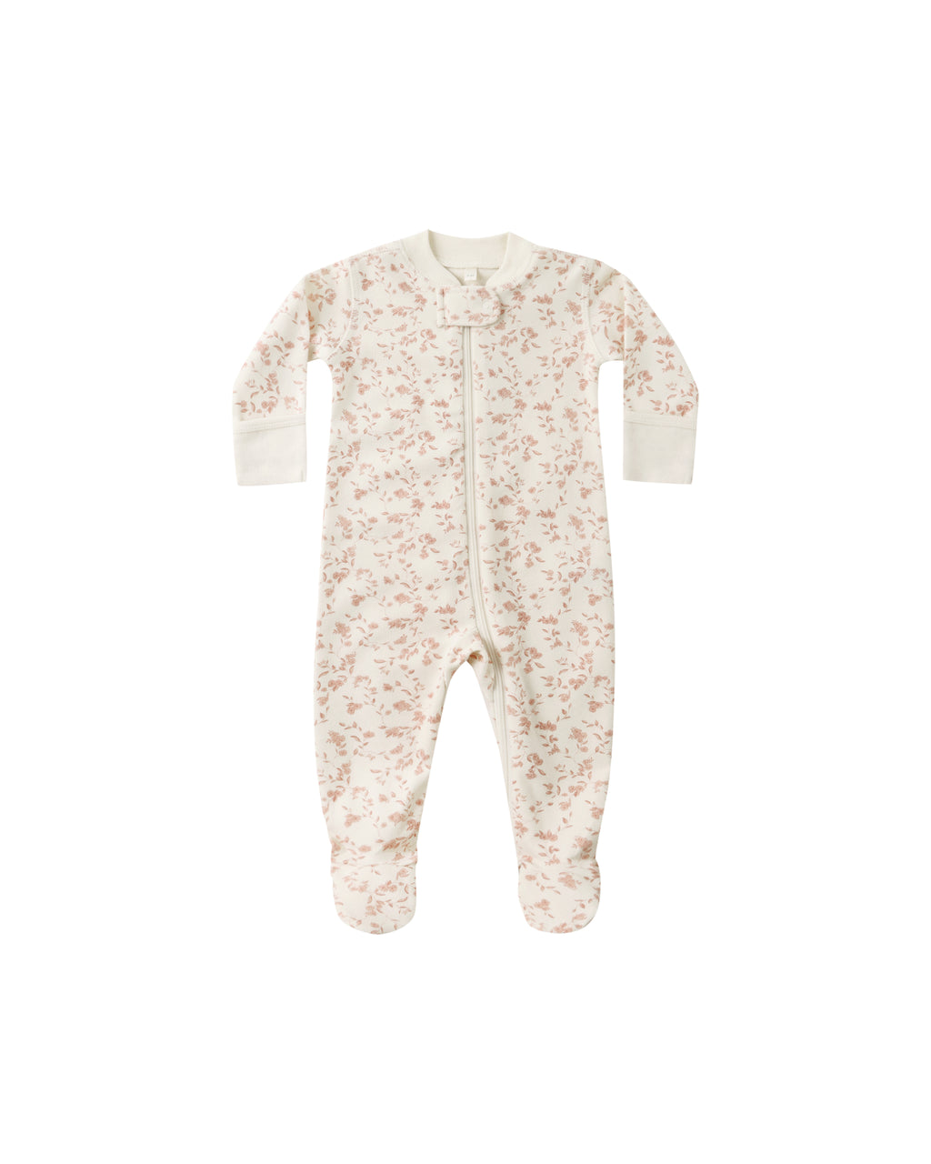 French Garden Long Sleeve Zipper Footie