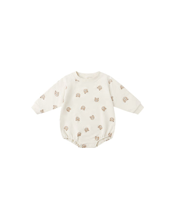 Brown Bear Bubble Romper