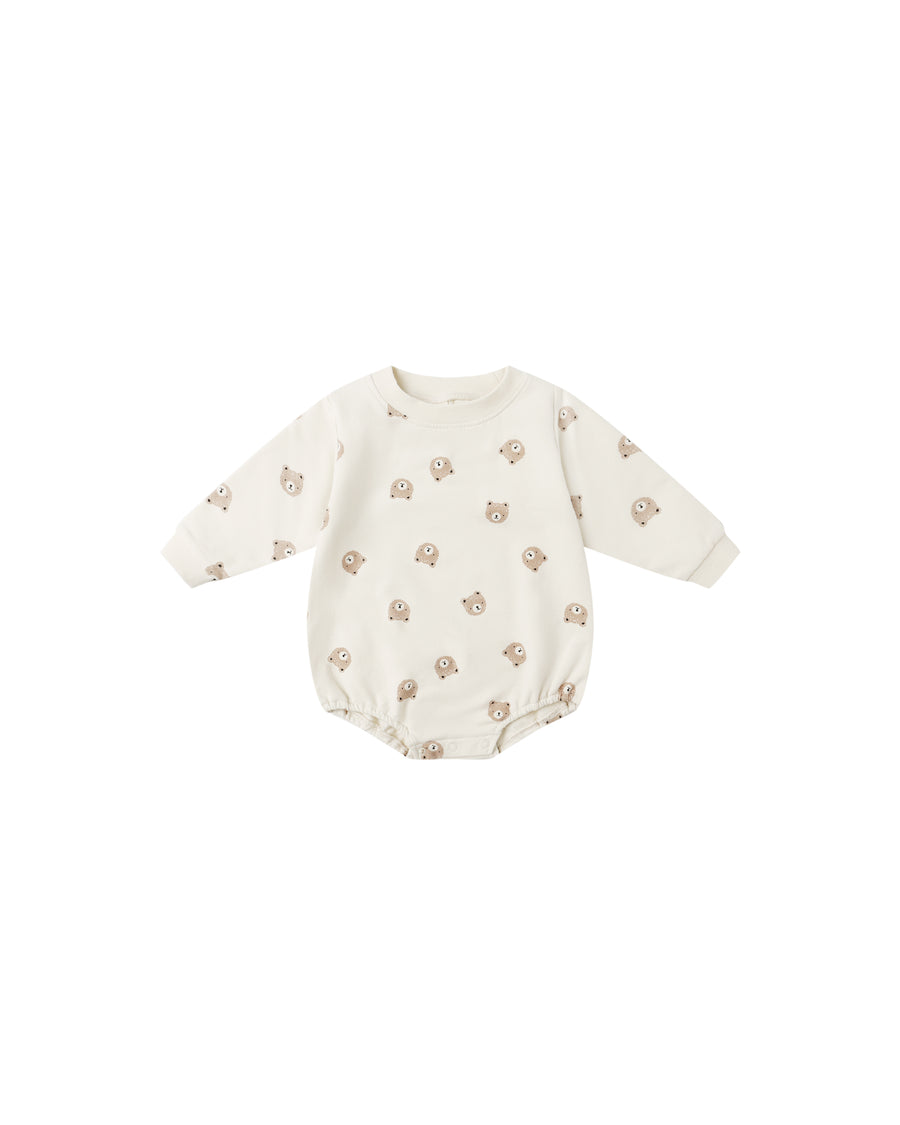 Brown Bear Bubble Romper