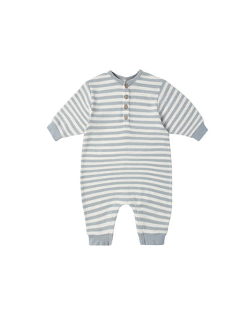 Blue Stripe Relaxed Jumpsuit