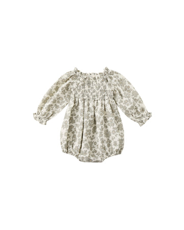 Green Floral Eden Romper