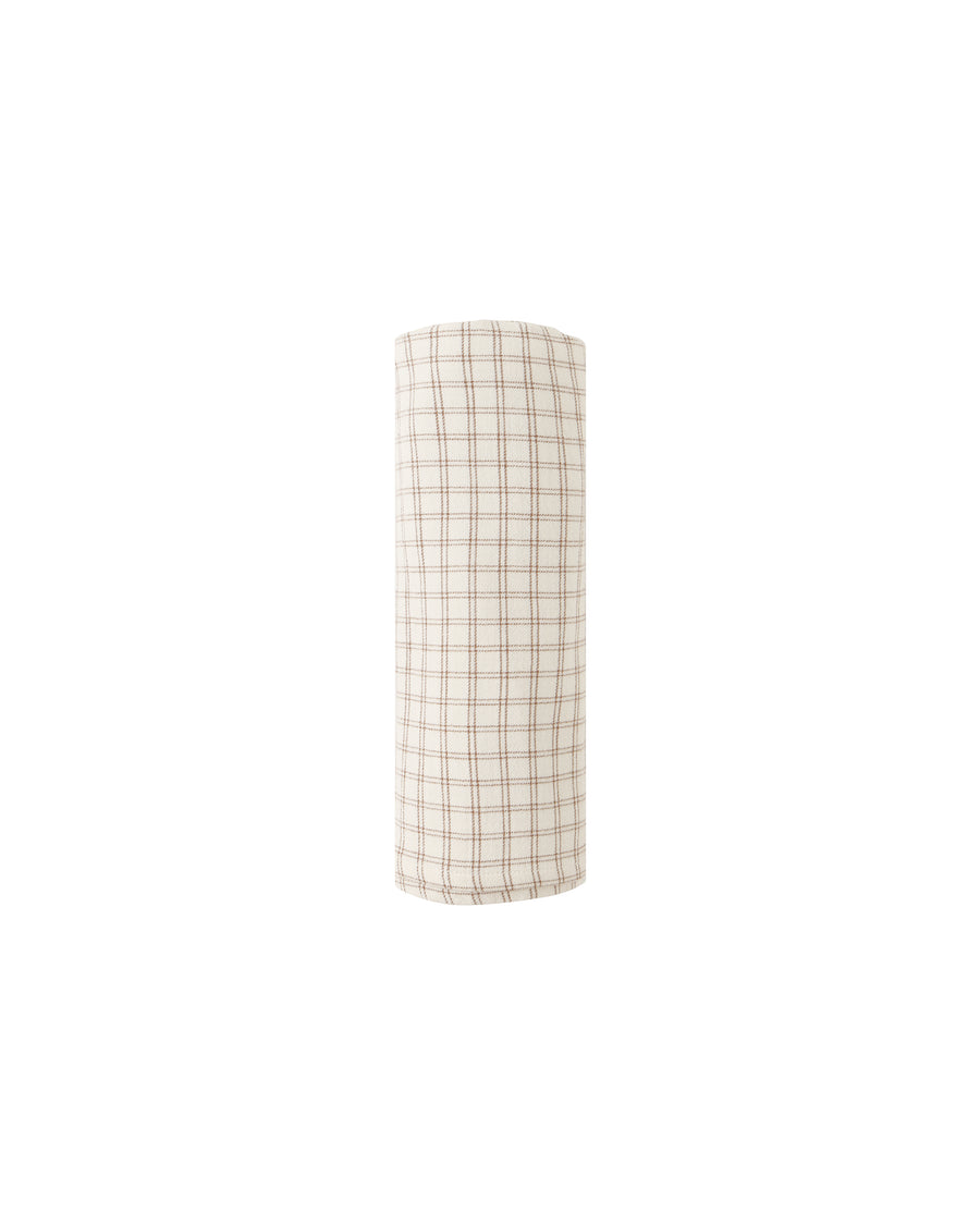 Cedar Check Woven Swaddle
