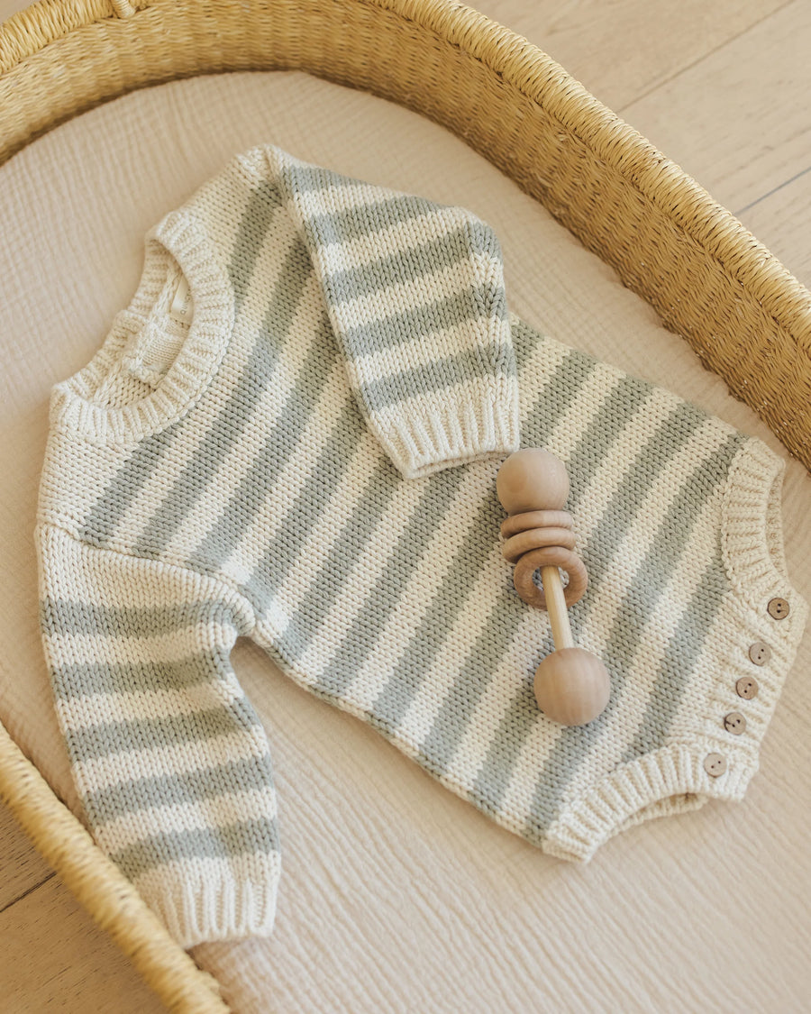 Fern Stripe Rex Romper