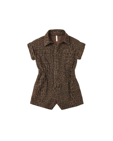 Leopard Utility Romper