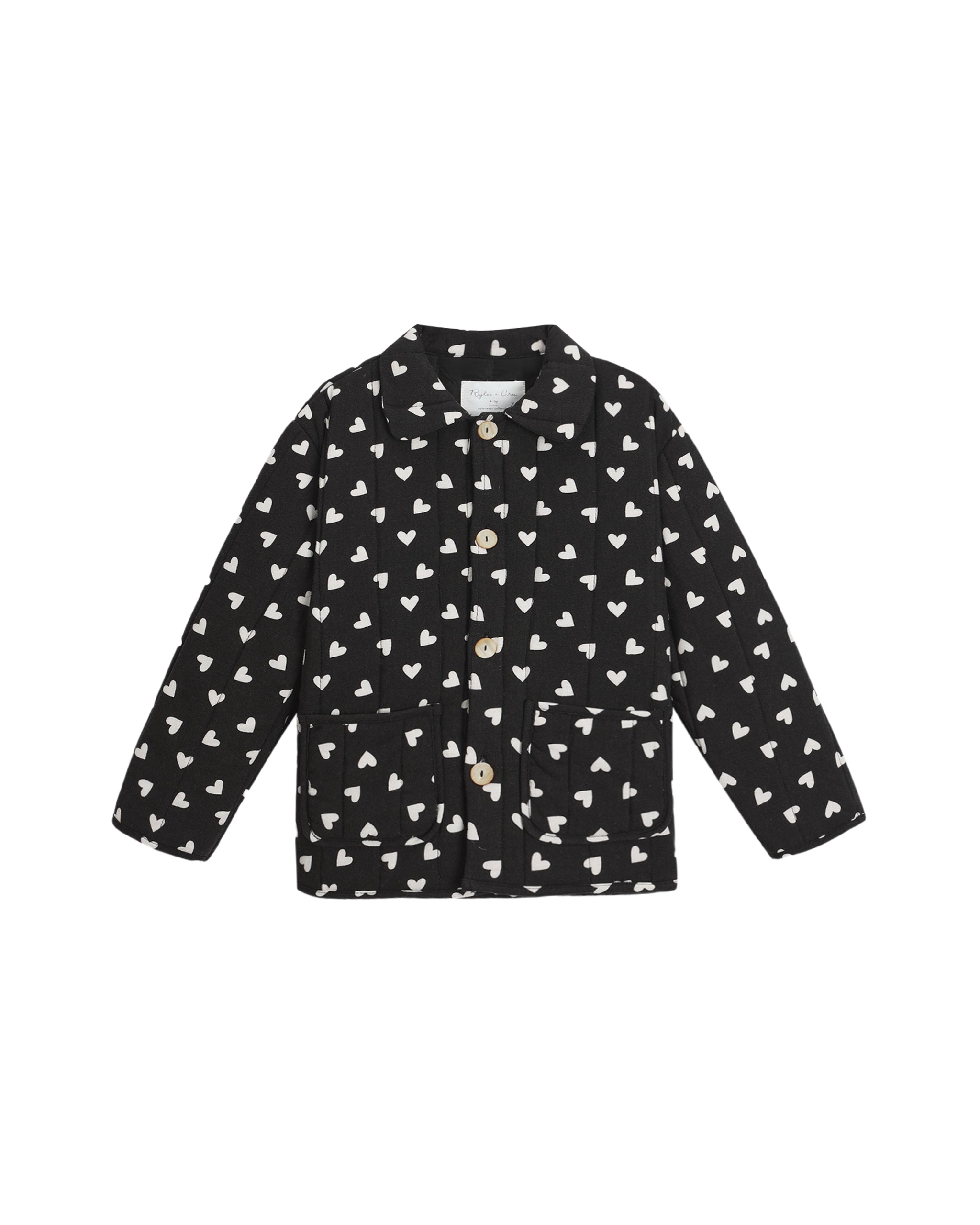 Hearts Quilted Coat