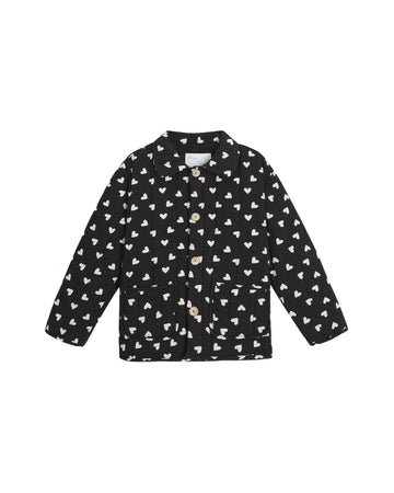 Hearts Quilted Coat
