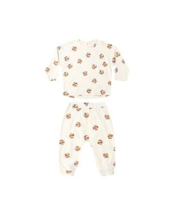 Basketball Long Sleeve Tee & Pant Set