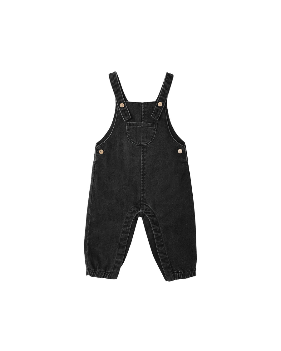 Washed Black Baby Overall