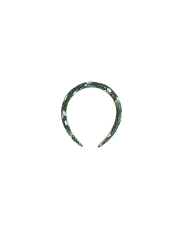 Green Ditsy Padded Headband