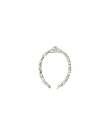 Blue Vines Knotted Headband