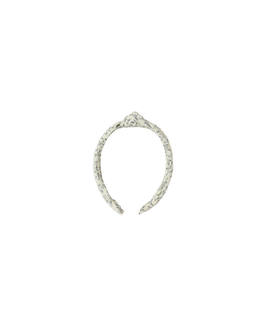 Blue Vines Knotted Headband