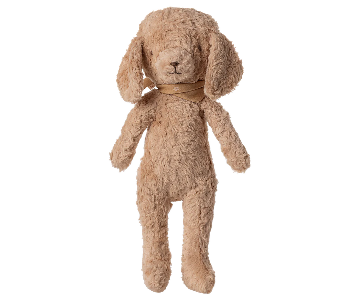 Dusty Powder Vintage Plush Poodle Dog
