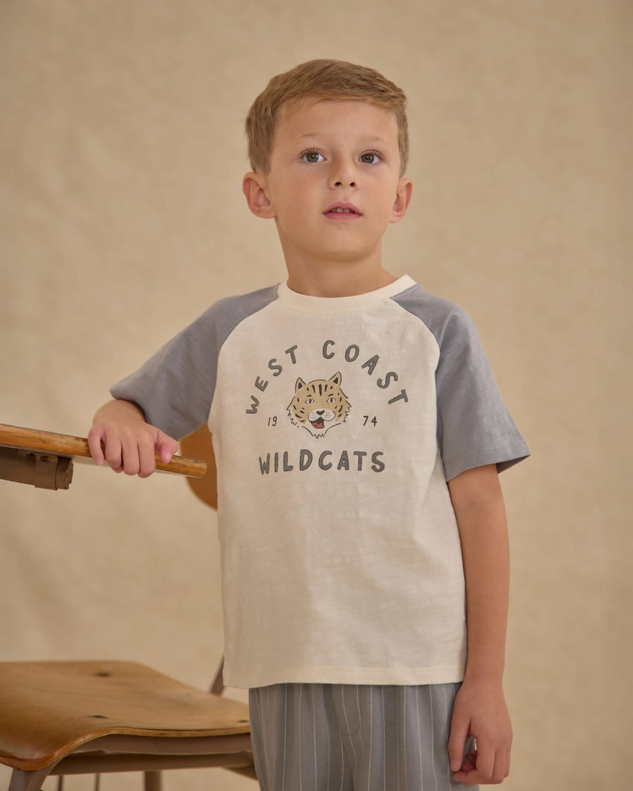 Wildcats Raglan Short Sleeve Tee