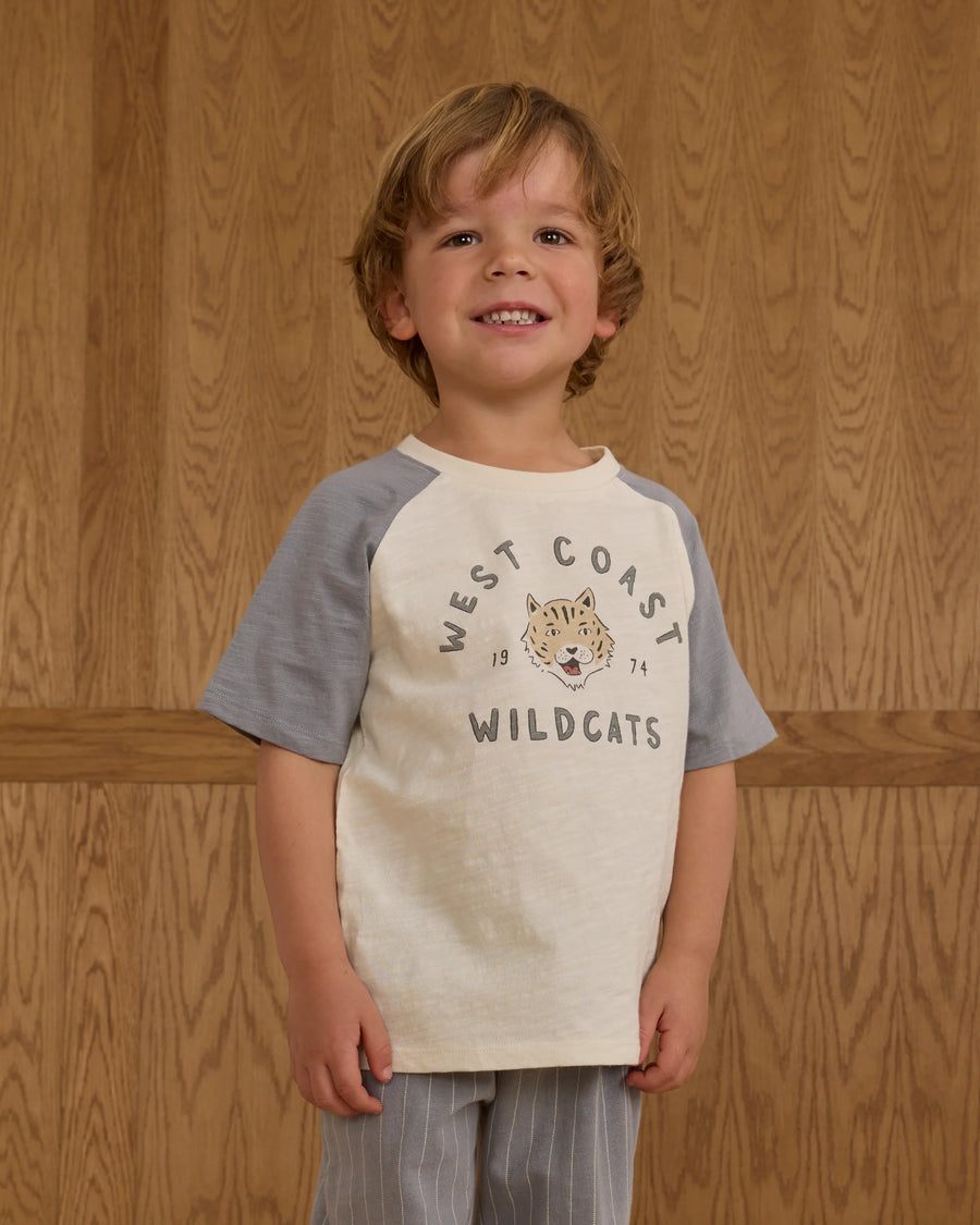 Wildcats Raglan Short Sleeve Tee