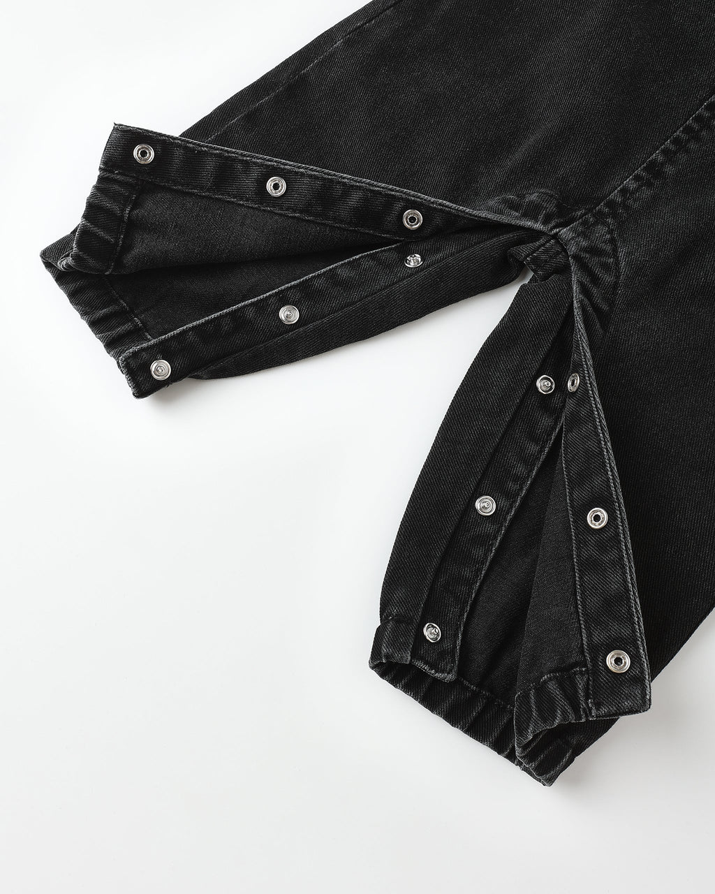 Washed Black Baby Overall