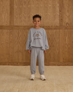 Dusty Blue Relaxed Jogger