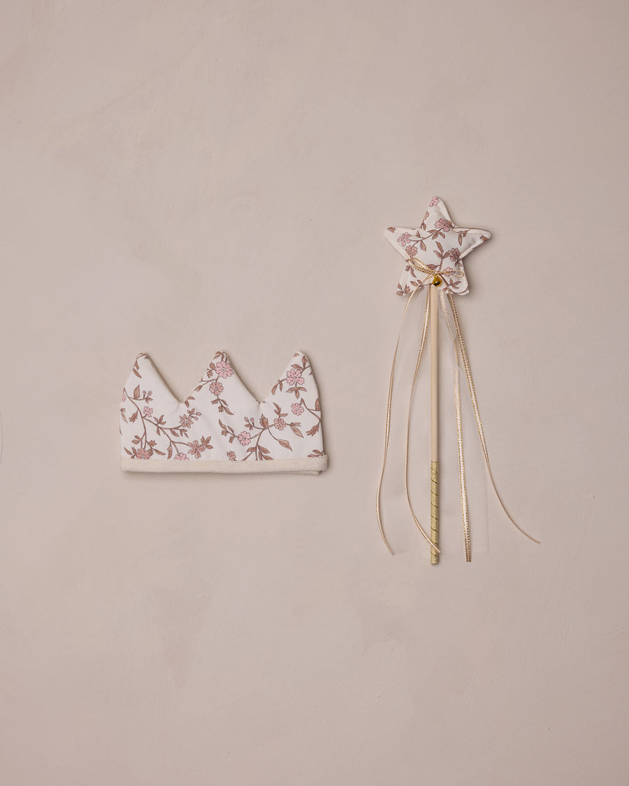 Rose Meadow Crown & Wand