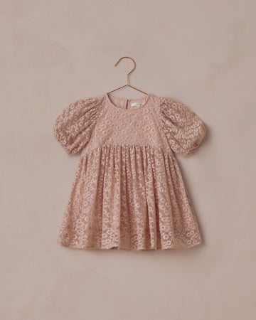 Rose Embroidered Daisy Luna Dress