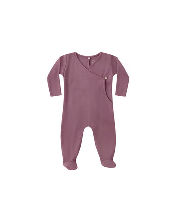 Mulberry Pointelle Wrap Footie