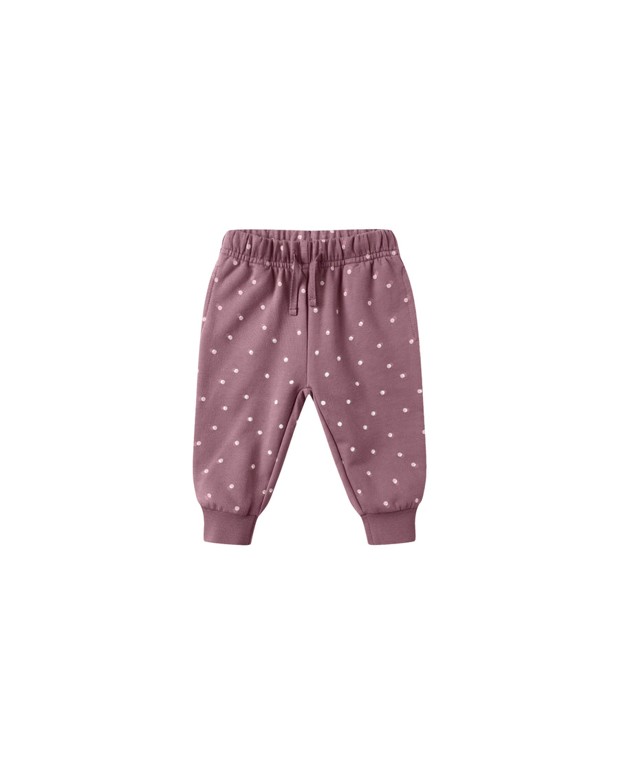 Polka Dots Relaxed Fleece Sweatpant
