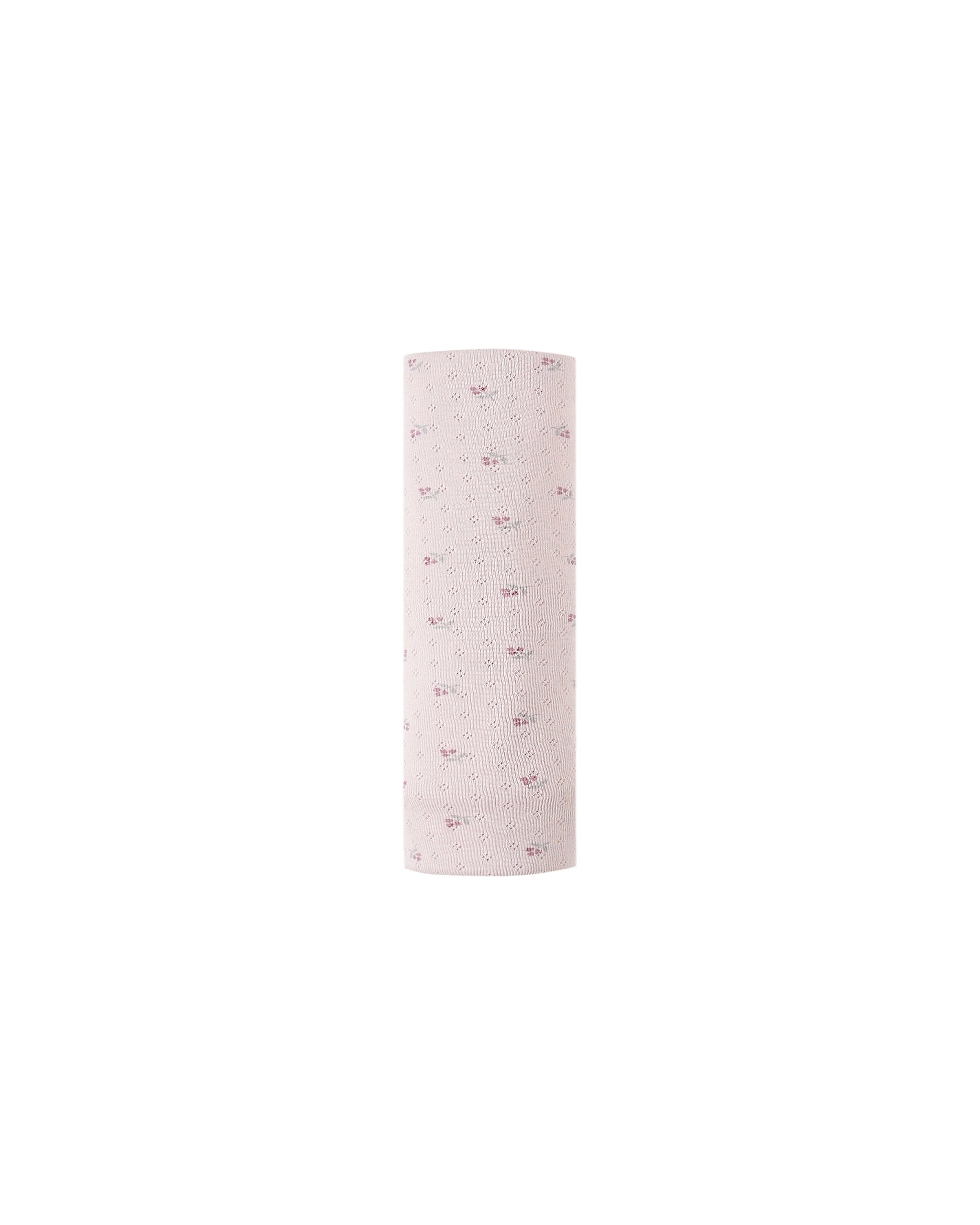 Lilac Ditsy Pointelle Baby Blanket