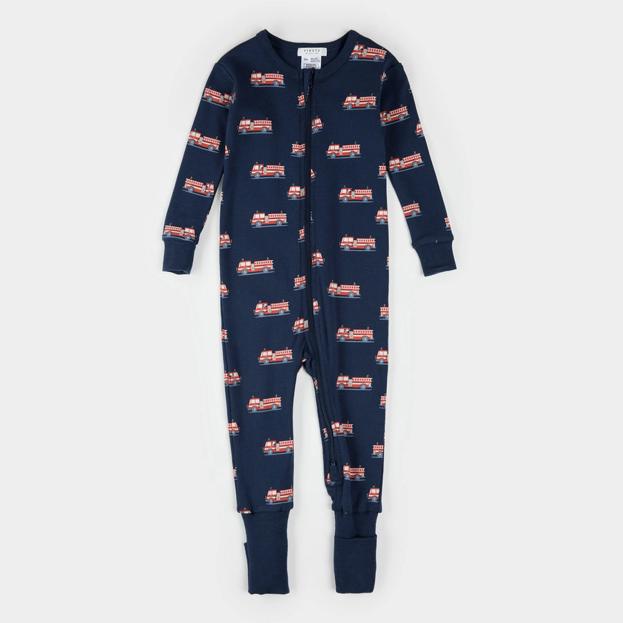 Fire Truck Convertible Zipper Sleeper