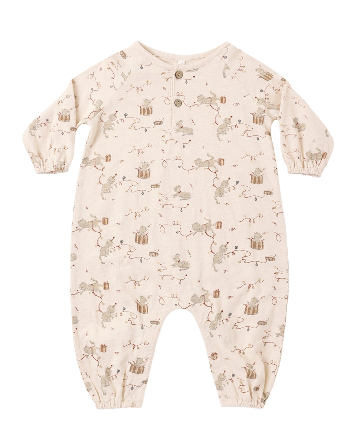 Kitties Henley Romper